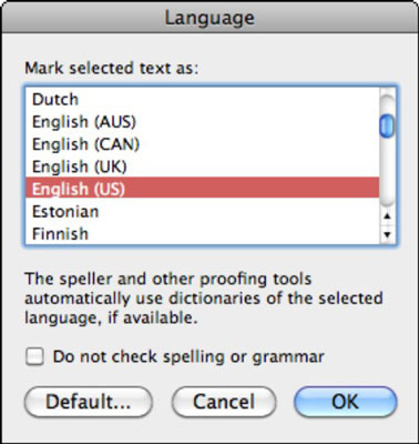 adding arabic to word 2011 for mac